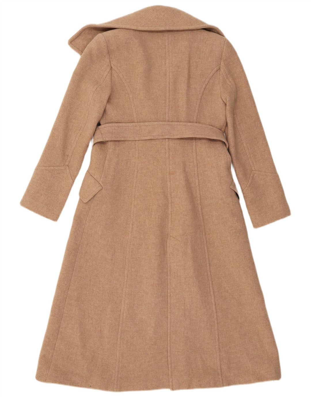 Zara Mujer Abrigo Holgado UK 6 XS Beige