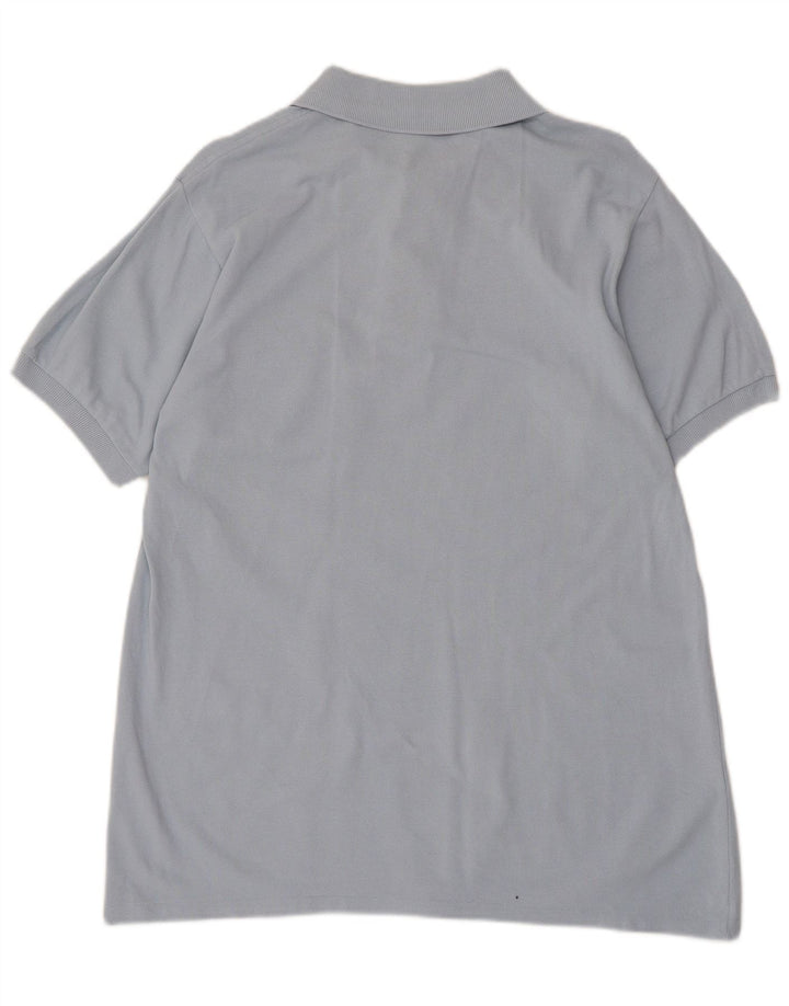Polo Lacoste para hombre talla 4 algodón azul medio