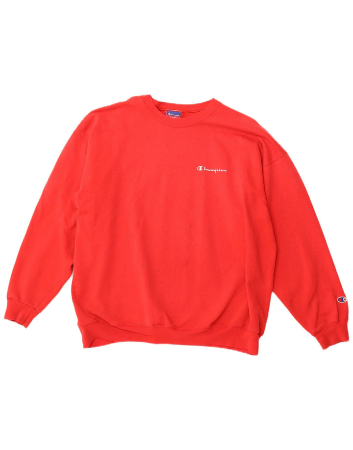 CHAMPION Sudadera Hombre Jumper XL Algodón Rojo