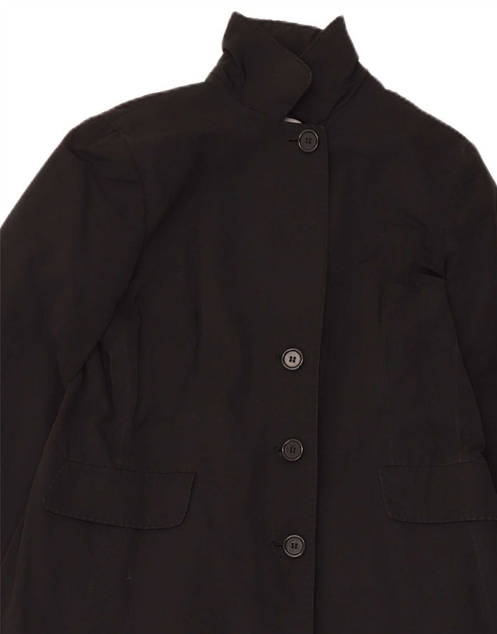 Abrigo Aspesi Mujer UK 40 XL Algodón Negro