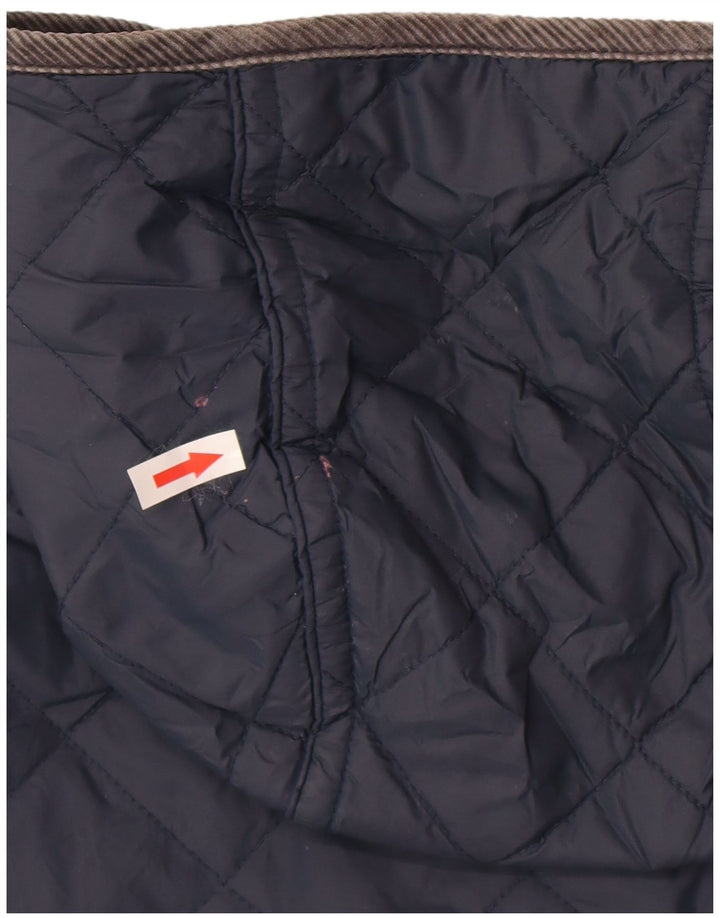 Jack Wills Chaqueta acolchada con capucha para mujer UK 8 Small Azul marino Nylon