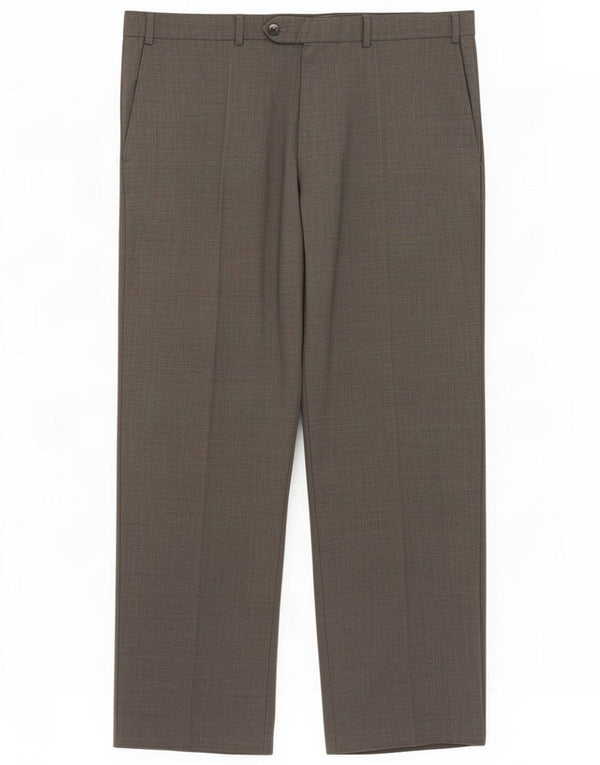 Pantalones de traje rectos Marks & Spencer para hombre W38 L29 Poliéster gris