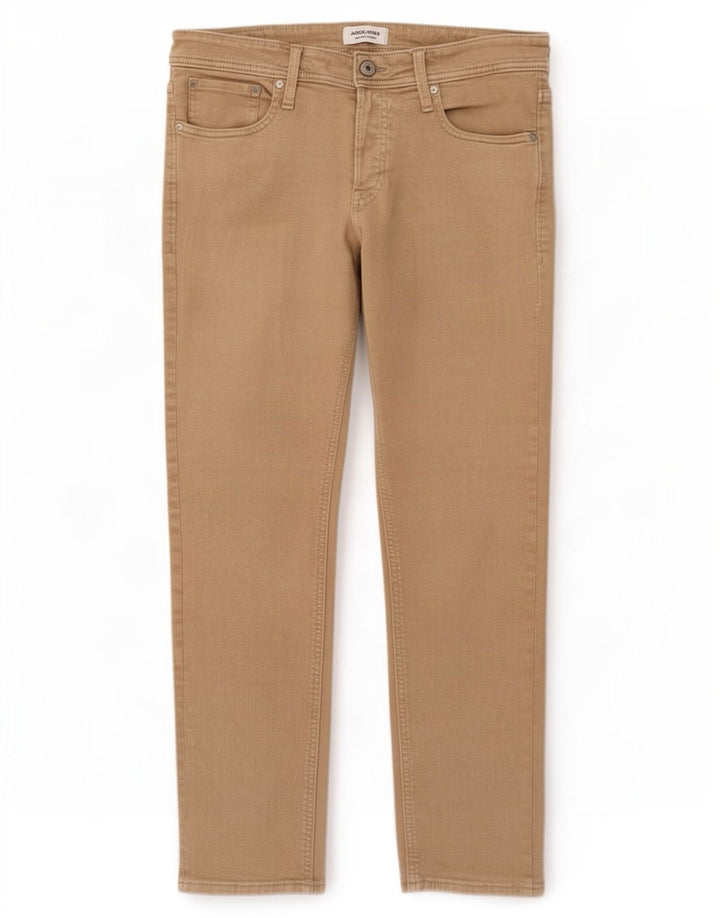 Jack & Jones Vaqueros Slim para Hombre W34 L32 Algodón Beige