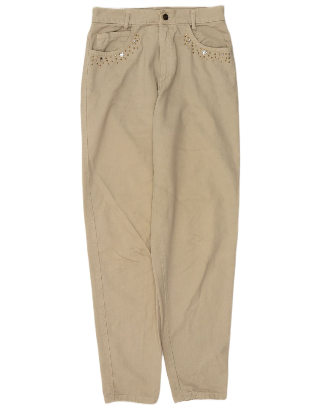 Vaqueros cónicos de mujer VINTAGE W28 L32 Beige