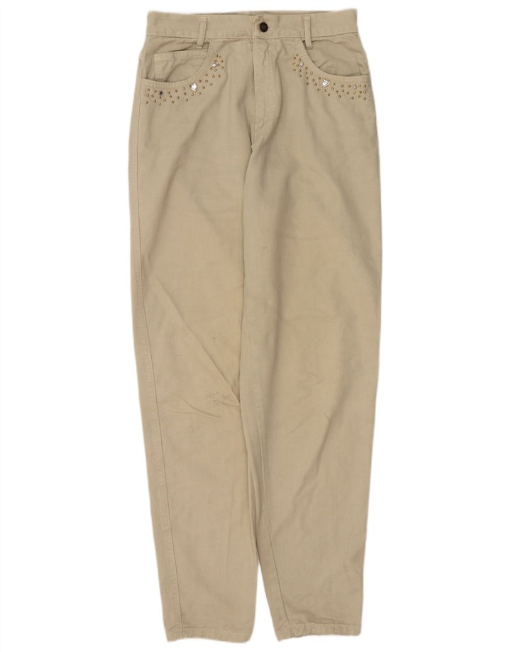 Vaqueros cónicos de mujer VINTAGE W28 L32 Beige