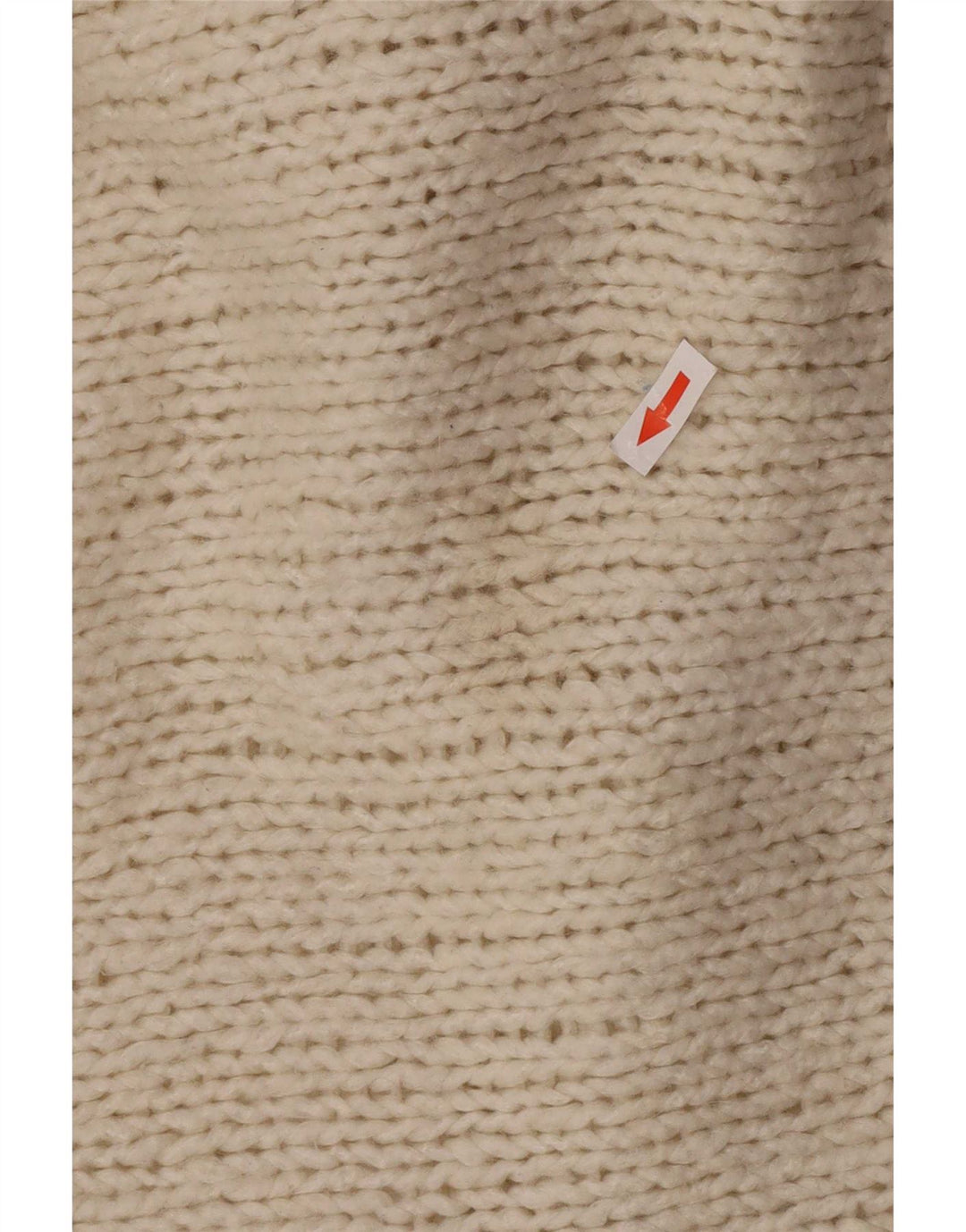 Zara Mujer Suéter De Cuello Redondo De Gran Tamaño UK 10 Small Off White