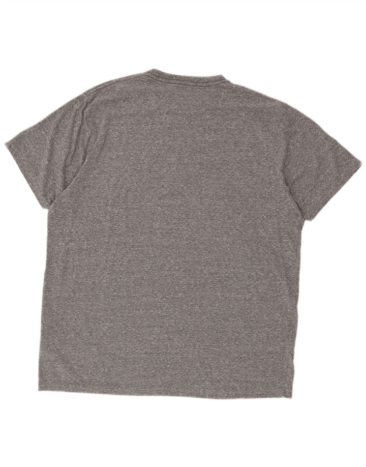 Weird Fish Camiseta gráfica para hombre Top XL Poliéster moteado gris