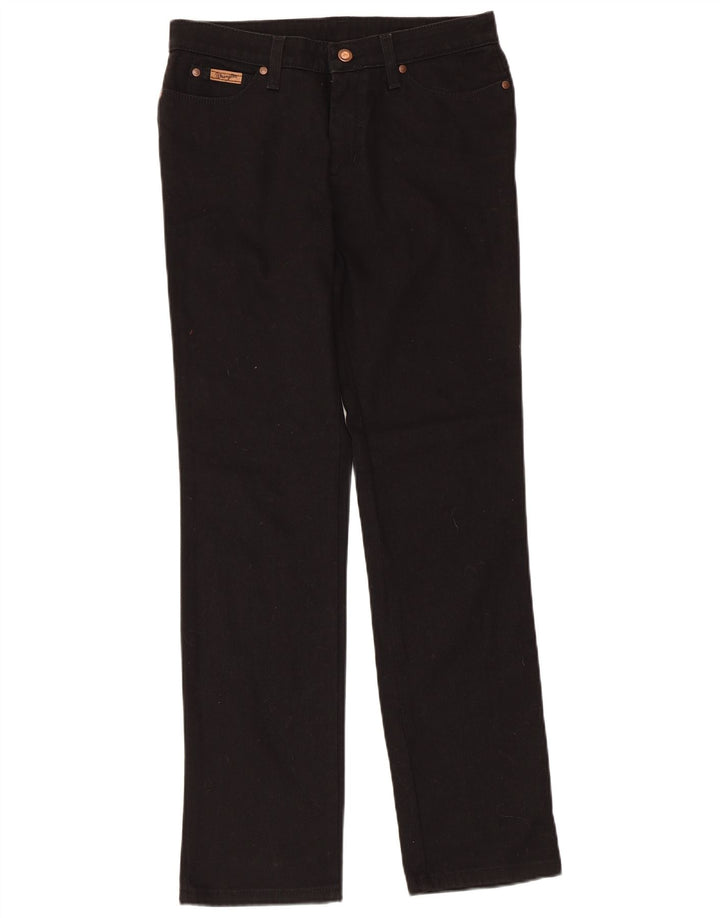WRANGLER Vaqueros rectos para hombre W30 L31 Algodón negro