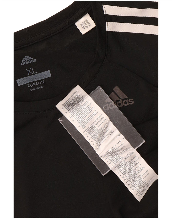 ADIDAS Mujer Climalite Camiseta Top ES 20/22 XL Negro Poliéster