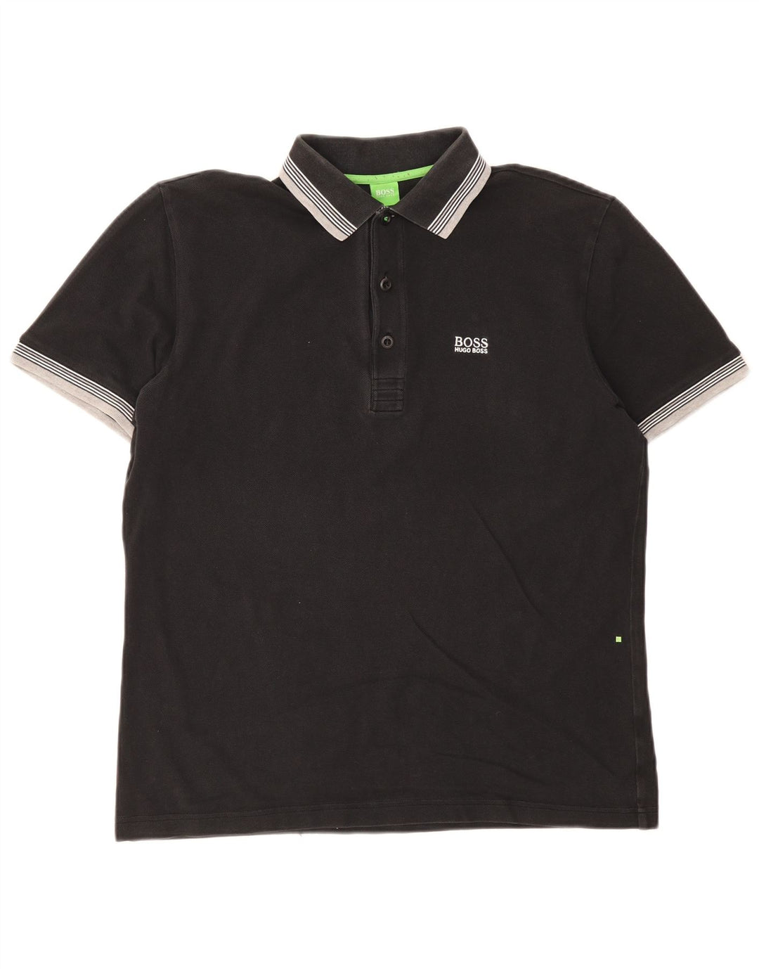 Polo Hugo Boss Hombre Rayas Negras Grandes