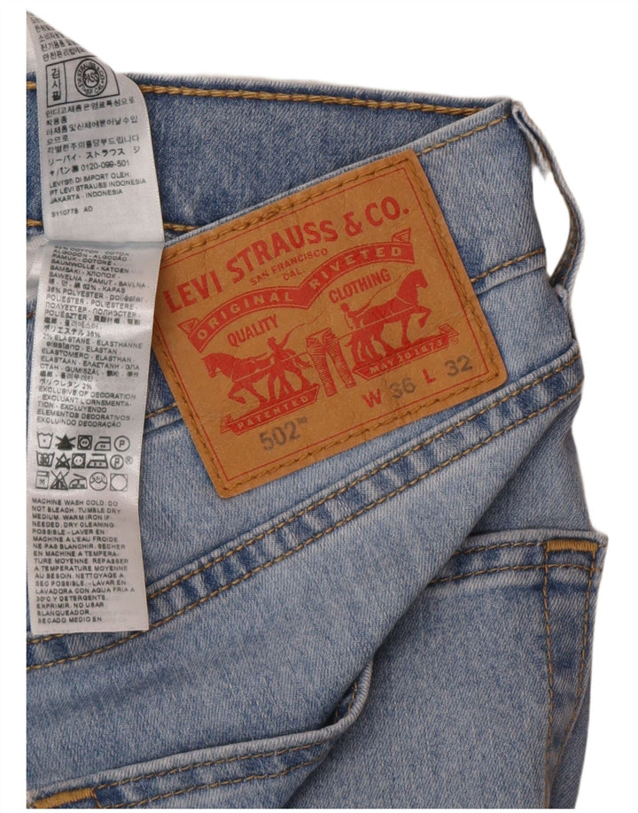 Vaqueros Levi's 502 Tapered para hombre W36 L32 Algodón azul