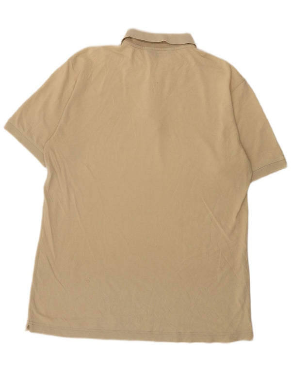 Polo Kappa Hombre Grande Amarillo Algodón