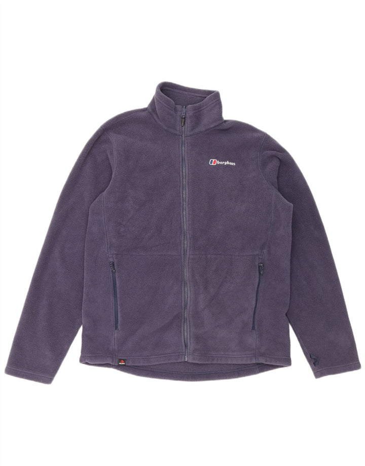 Berghaus Chaqueta polar con forro para hombre UK 42 XL Poliéster azul