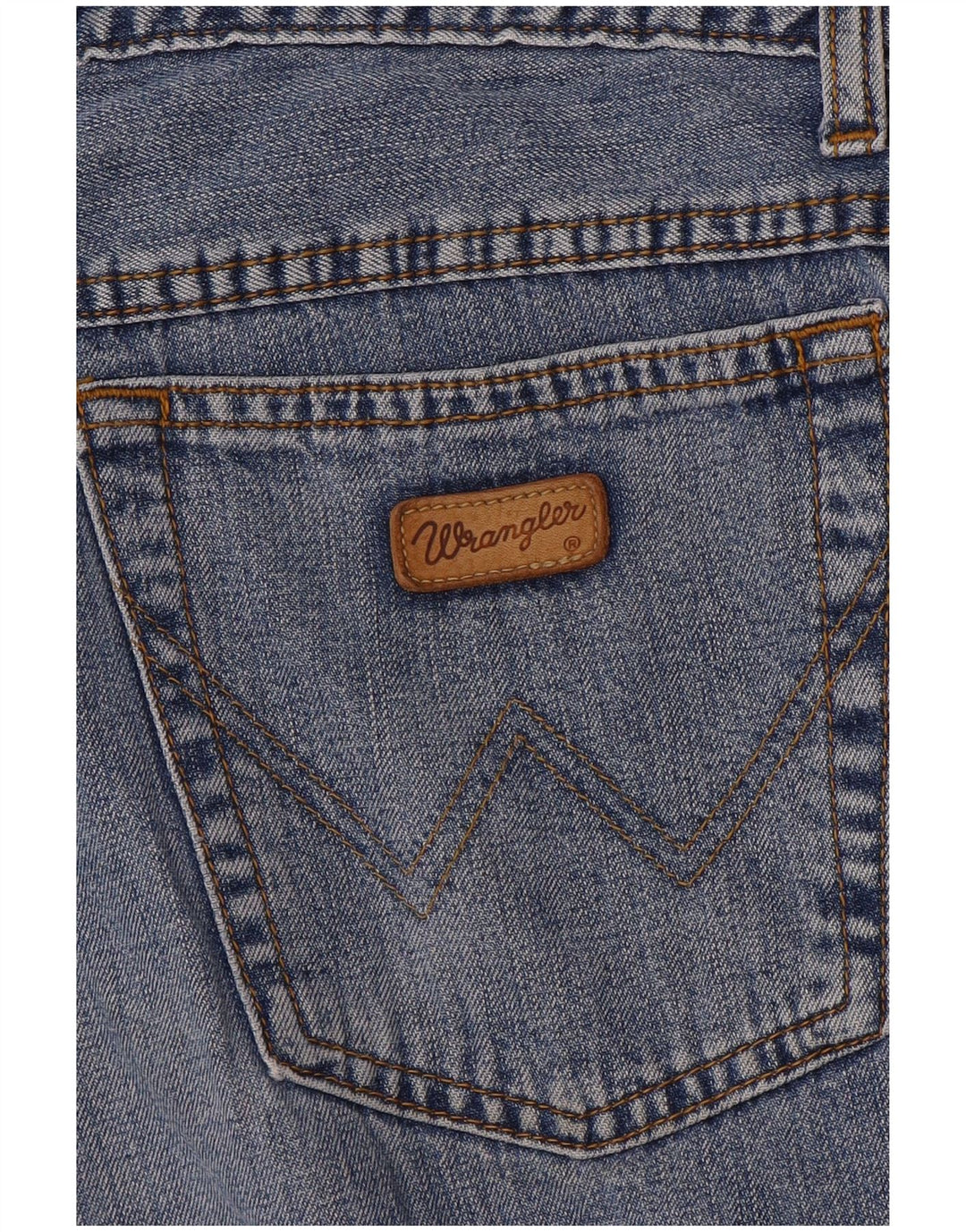Pantalones cortos vaqueros Wrangler para hombre W28 azul medio