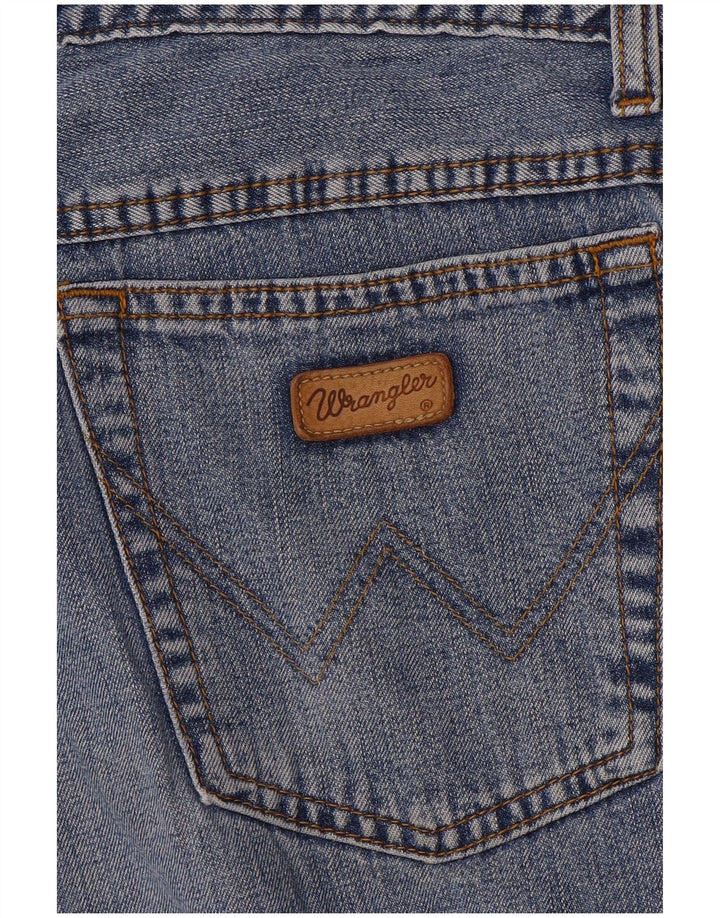 Pantalones cortos vaqueros Wrangler para hombre W28 azul medio