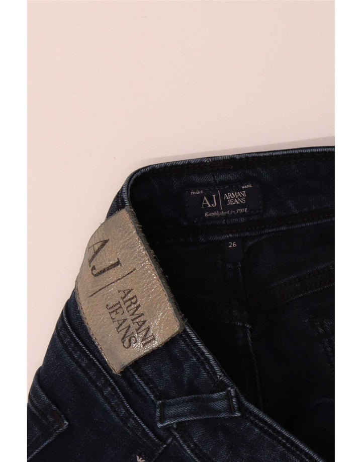 Jeans Armani Mujer Slim W26 L29 Azul Marino Algodón