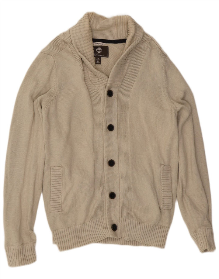 TIMBERLAND Earthkeepers - Cárdigan de ajuste regular para hombre, talla grande, color beige