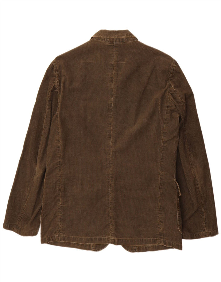 Alberto Aspesi Chaqueta tipo blazer de 3 botones para hombre UK 38 Algodón marrón medio