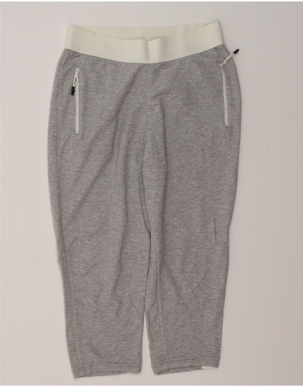 ADIDAS Pantalones de chándal gráficos para mujer Joggers UK 8/10 Small Grey