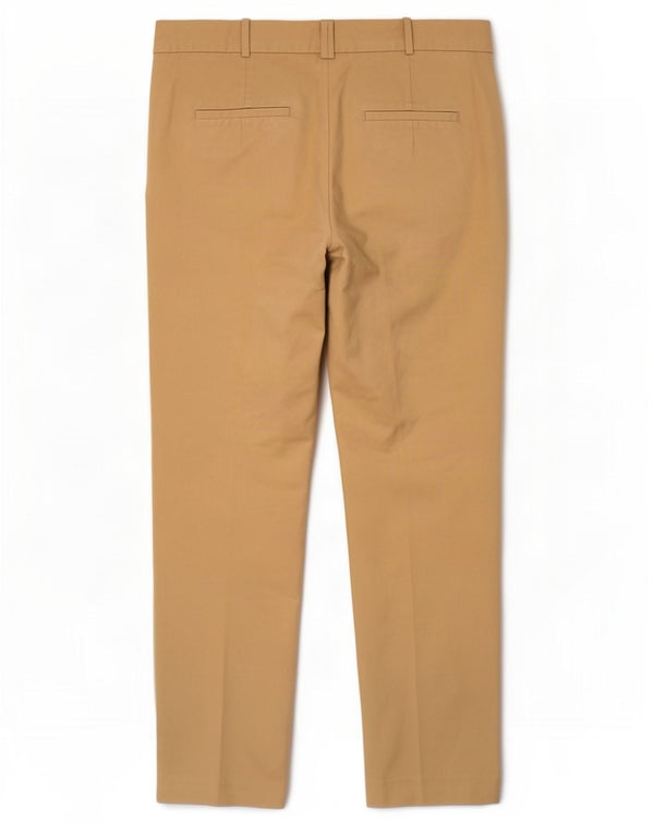 Zara Mujer Pantalón Chino Recto EU 40 Medium W30 L26 Beige