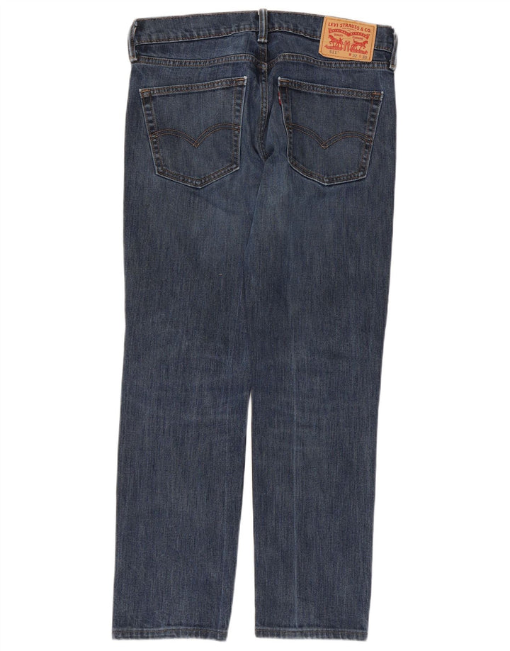 Levi's Hombre 511 Slim Jeans W32 L30 Algodón Azul