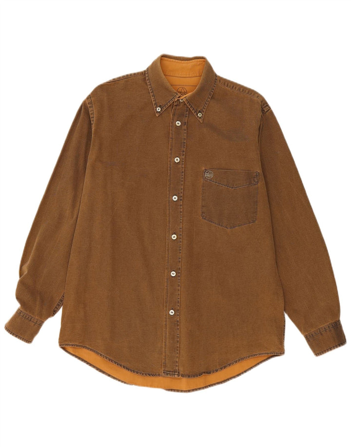 Murphy & Nye Camisa Sailmakers para hombre Algodón marrón medio