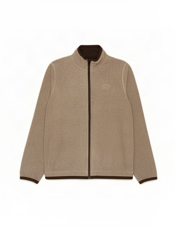 Weird Fish Chándal para hombre Chaqueta superior Poliéster moteado marrón grande