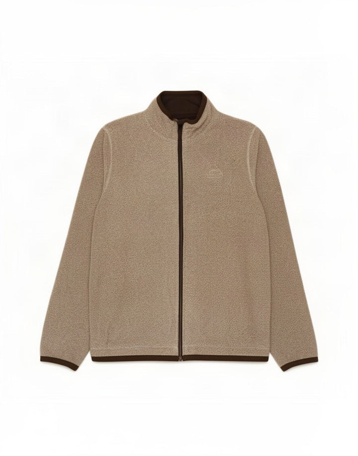 Weird Fish Chándal para hombre Chaqueta superior Poliéster moteado marrón grande