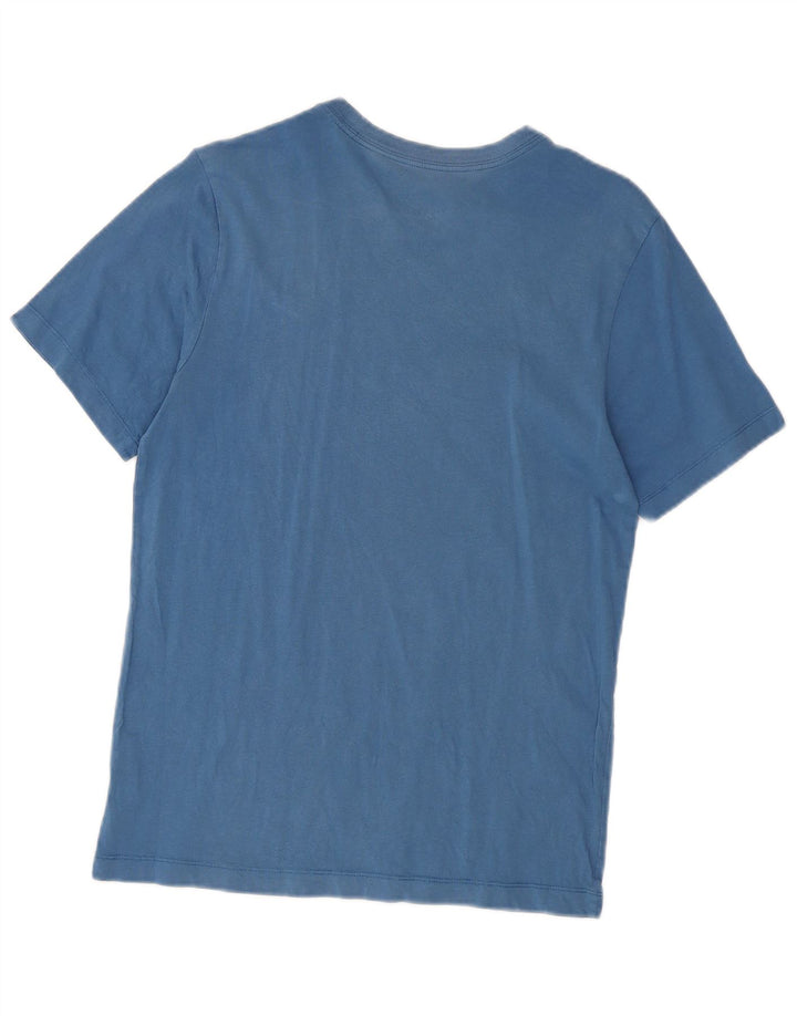 Camiseta Nike Hombre Top Small Azul Algodón