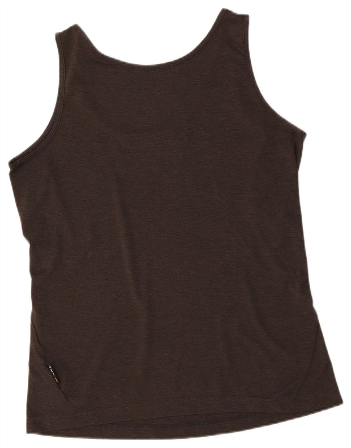 Jack Wolfskin Camiseta sin mangas para mujer ES 18/20 XL Gris Poliéster