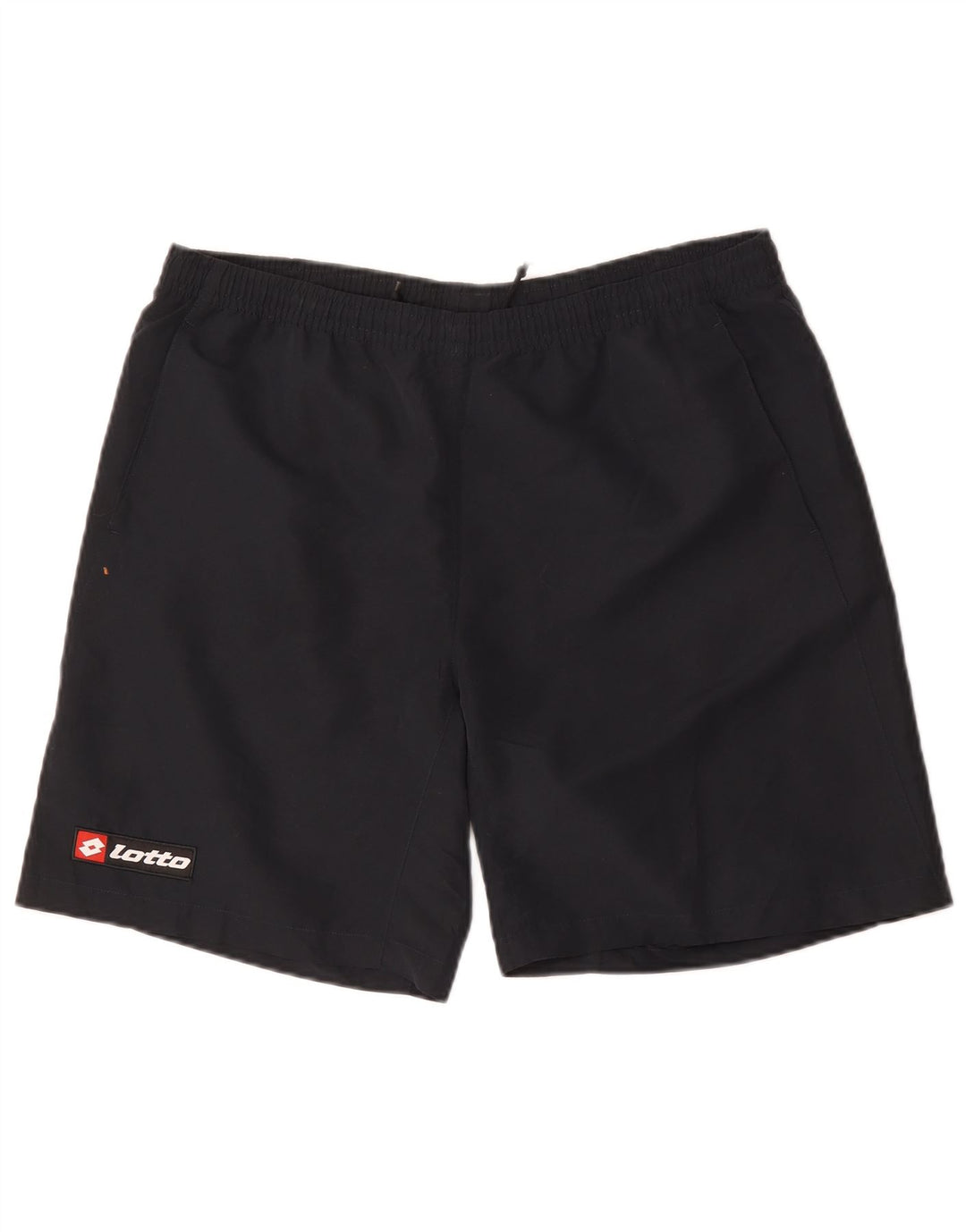 Lotto - Pantalones cortos deportivos para hombre, talla grande, poliéster azul marino