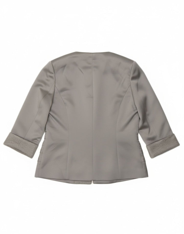 CARLA RUIZ Womens 2 Button 2 Piece Set EU 40 Medium Grey