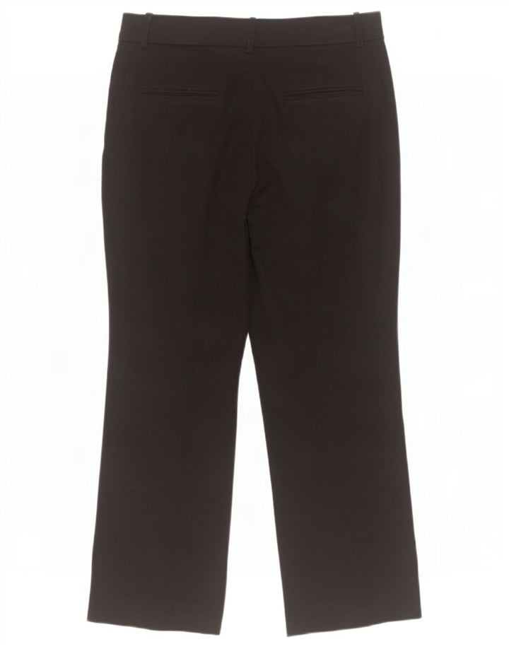 Massimo Dutti Pantalón Corto Recto Mujer EU 40 Medium W30 L24 Negro