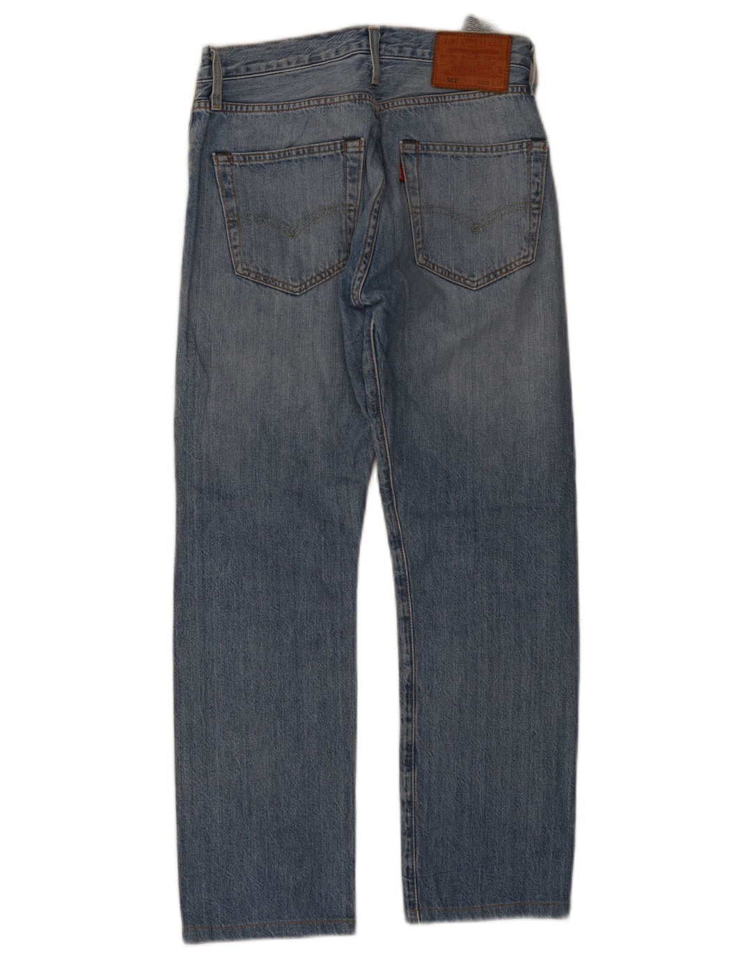 Vaqueros Levi's Mujer 501 Rectos W28 L27 Algodón Azul