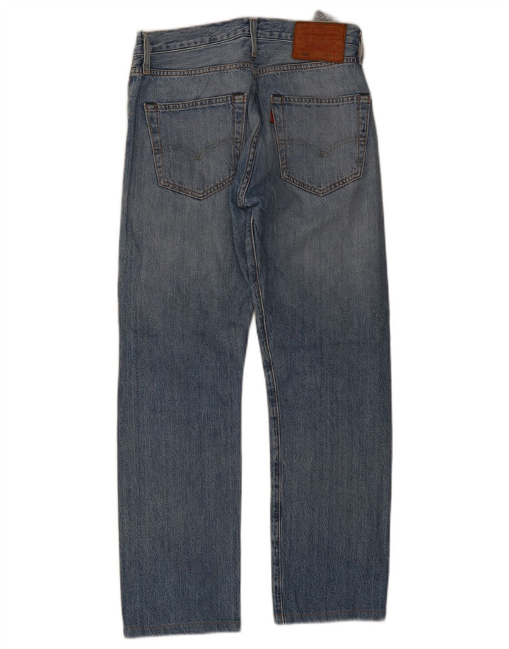Vaqueros Levi's Mujer 501 Rectos W28 L27 Algodón Azul