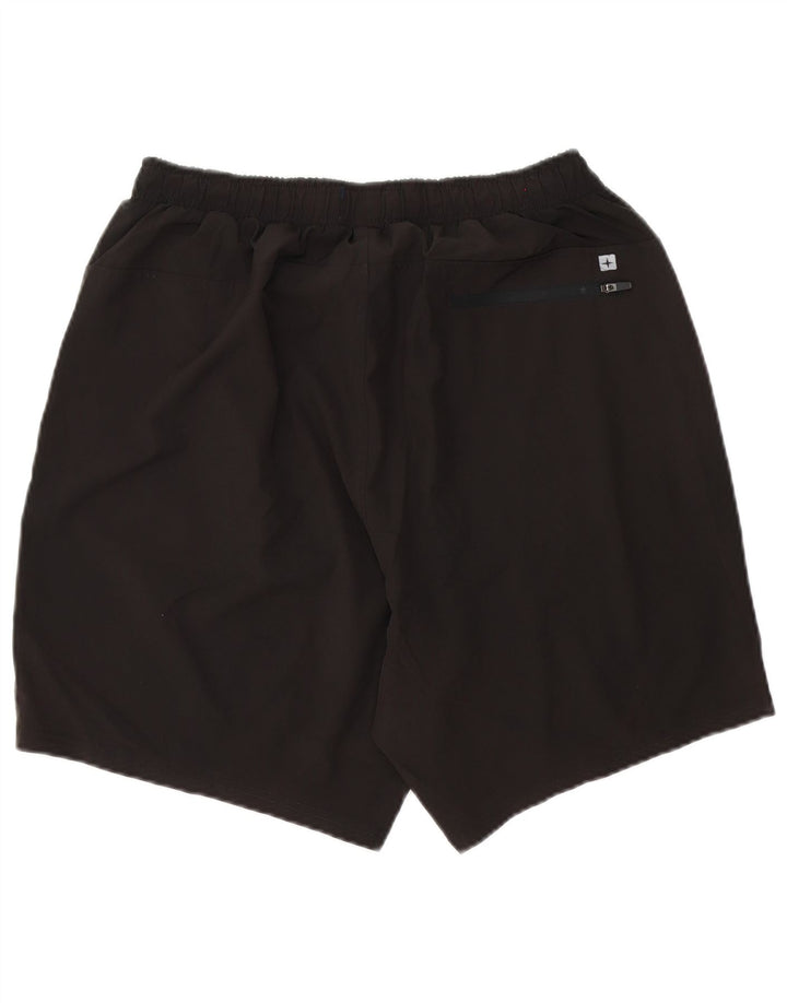 Pantalones cortos deportivos para hombre Mountain Warehouse Poliéster negro grande