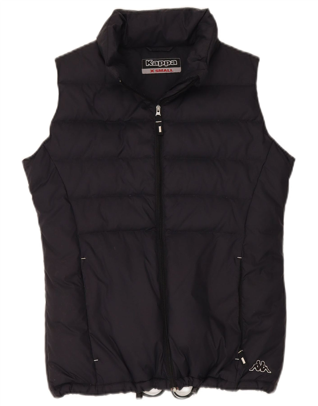 KAPPA Chaleco acolchado extragrande para mujer UK 6 XS Poliamida azul marino