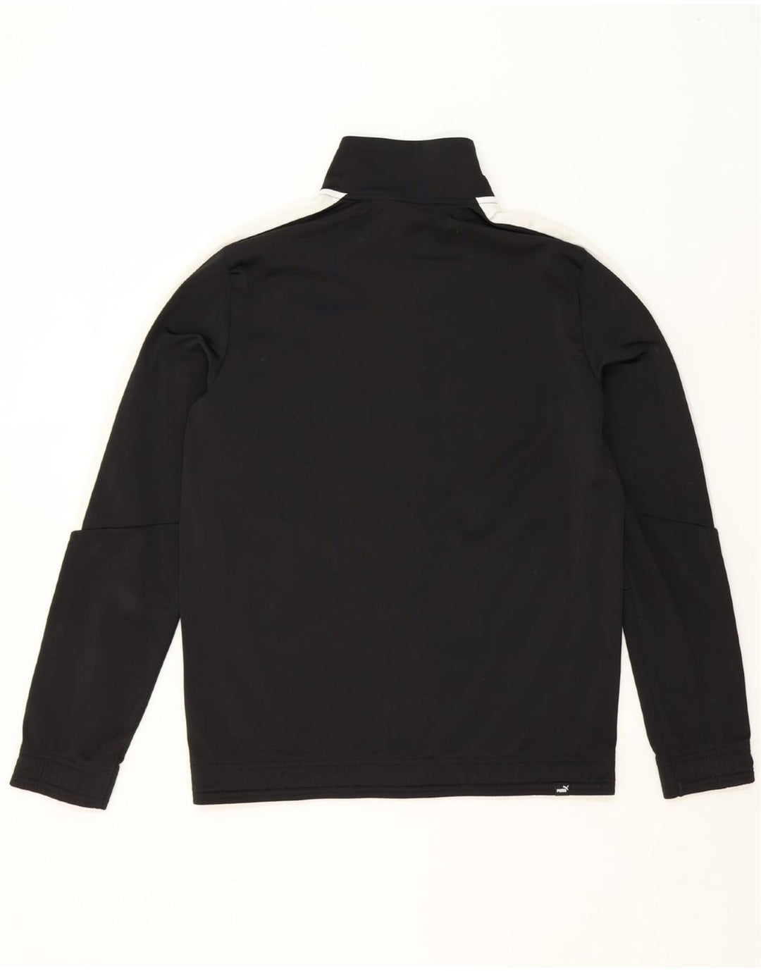 PUMA Mens Tracksuit Top Jacket Small Black Colourblock Polyester Vintage Puma and Second-Hand Puma from Messina Hembry 