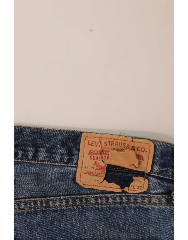 Vaqueros Levi's Mujer Rectos W40 L30 Algodón Azul