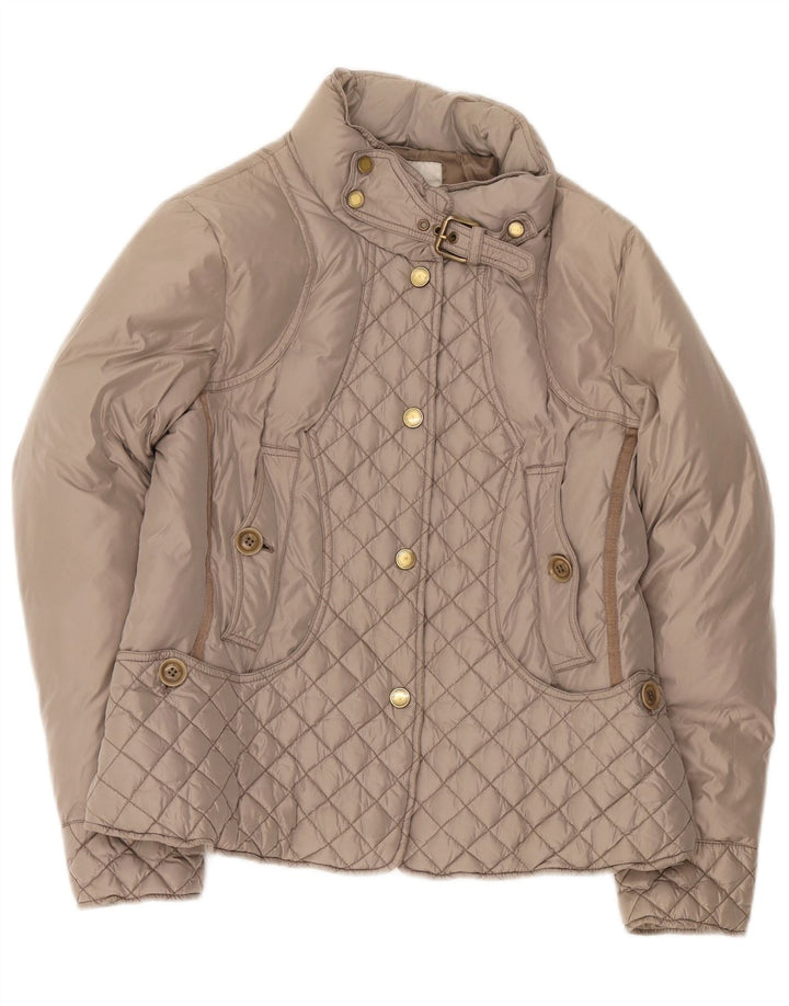 Henry Cottons Chaqueta acolchada para mujer IT 46 Poliéster gris grande