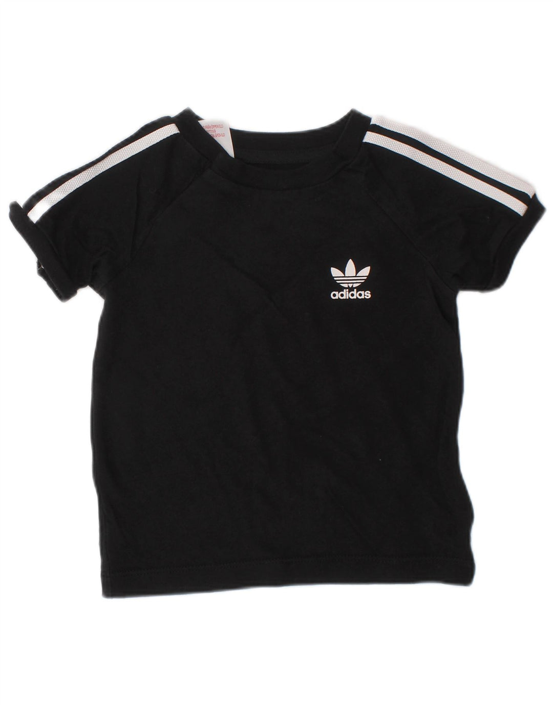 ADIDAS Camiseta Bebé Niño 6-9 Meses Negro Algodón