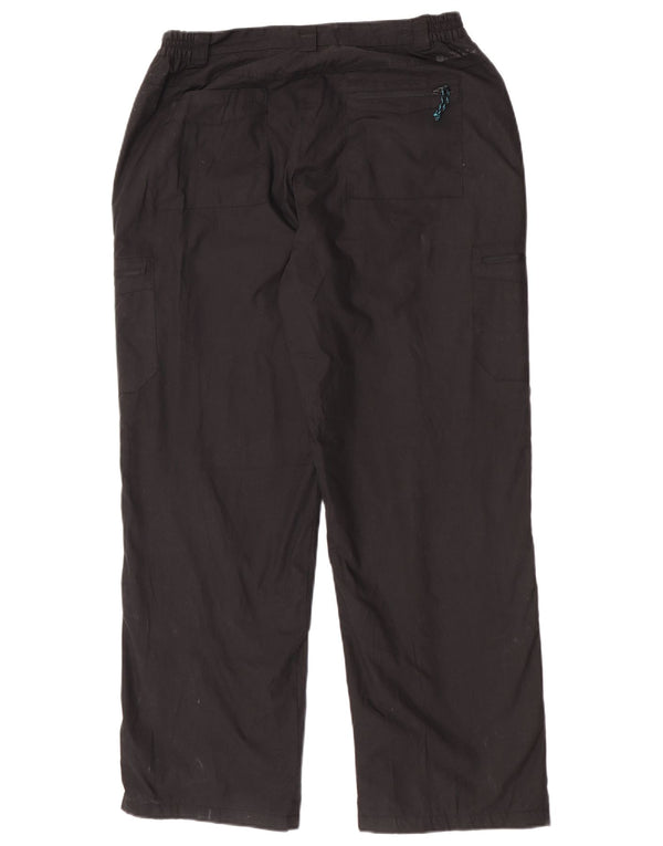 Pantalones cargo rectos para mujer de Mountain Warehouse UK 44 Large W30 L31 Negro