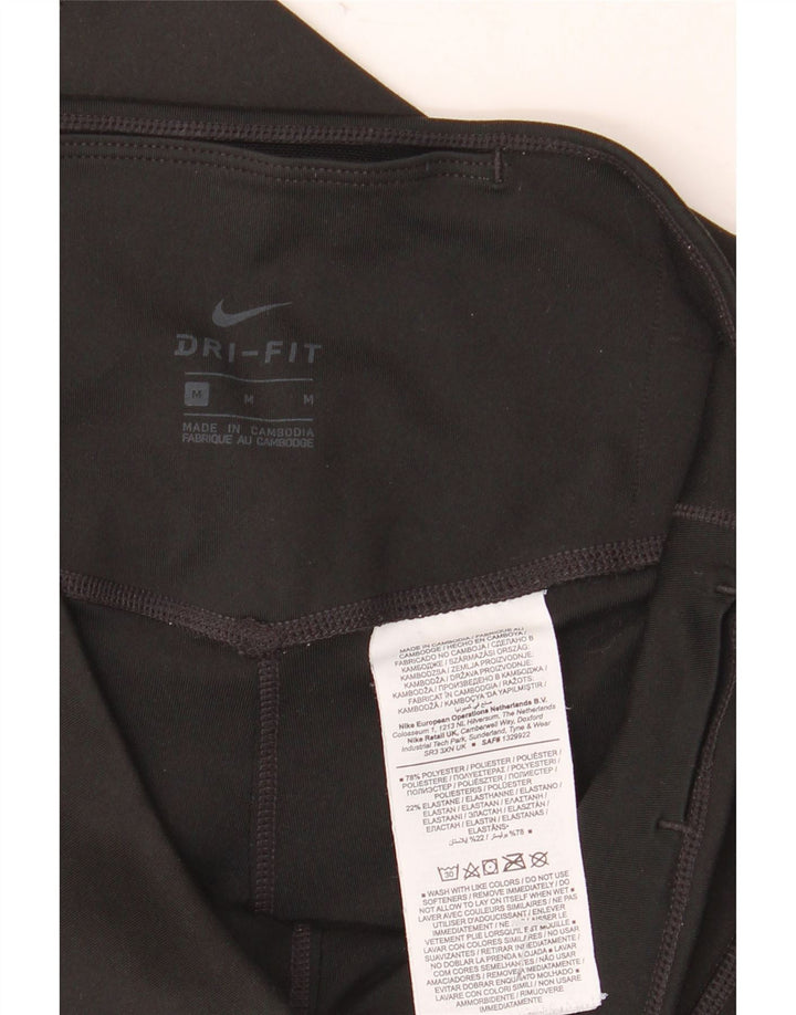 Leggings NIKE Dri Fit para mujer UK 40 Mediano Negro Poliéster