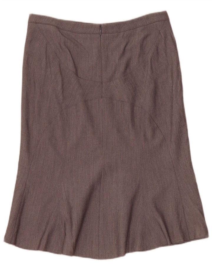 BCBGMAXAZRIA Falda trompeta para mujer US 0 XS W28 Poliéster gris