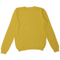 Sun68 - Jersey de cuello redondo para hombre, talla XL, algodón amarillo