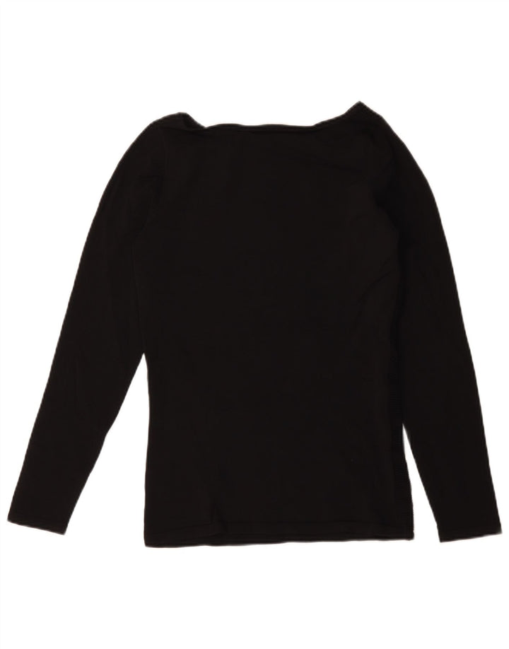 Coast Top Mujer Manga Larga UK 40 Small Viscosa Rayas Negras