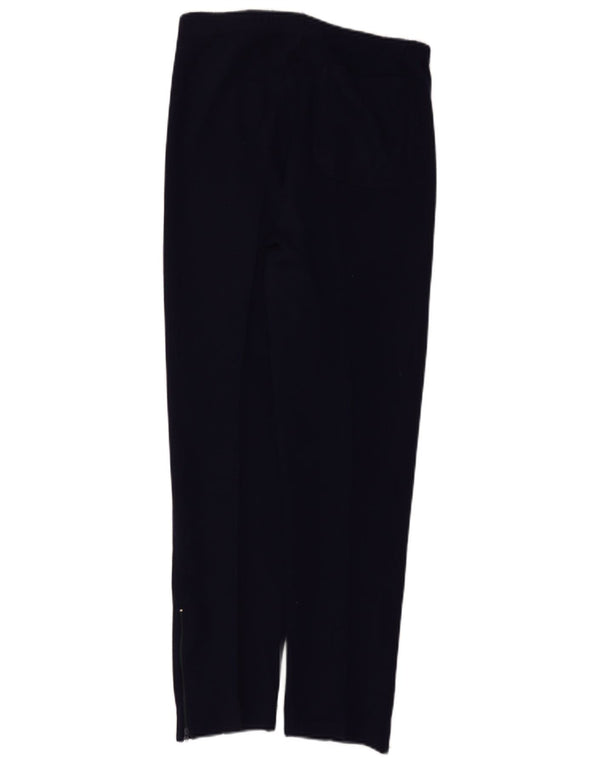 Pantalones casuales cónicos de cintura alta para mujer vintage W28 L27 Azul marino