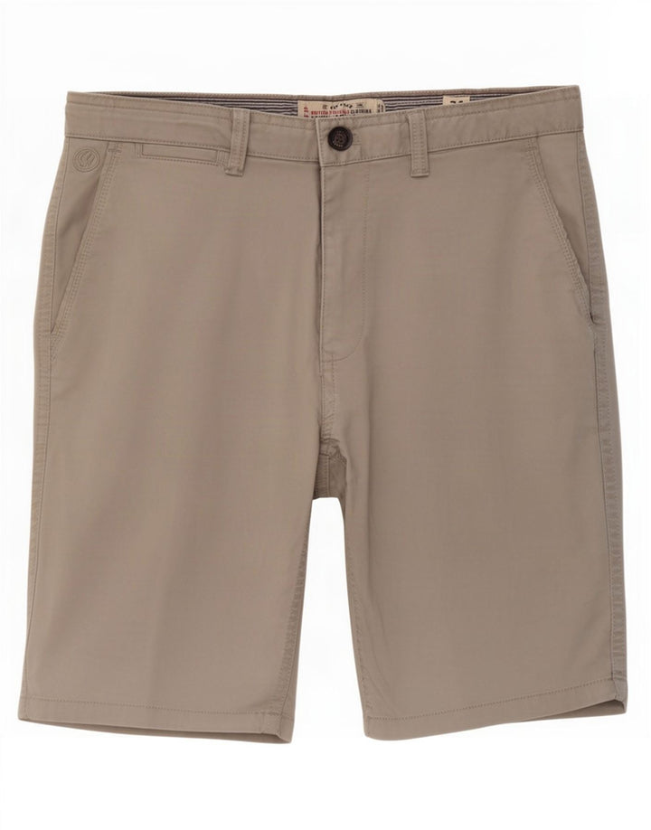 Pantalones cortos chinos para hombre Fat Face Large W34 Algodón gris