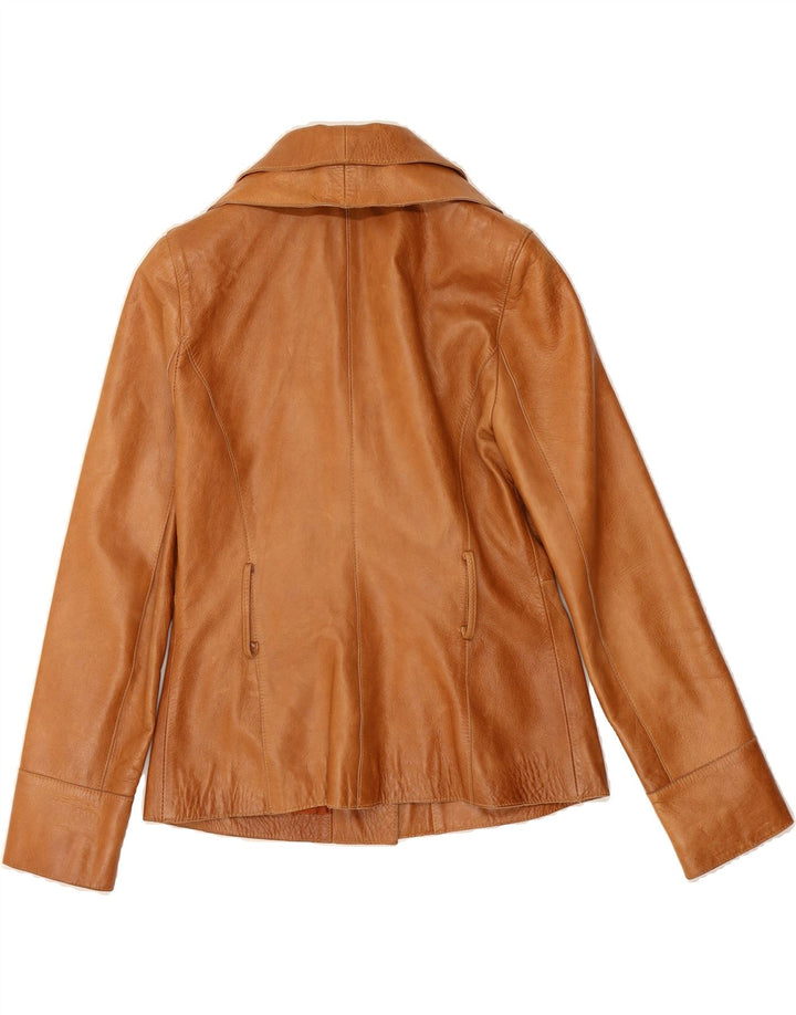 TONI MIR Womens Leather Jacket IT 42 Medium Brown Leather Vintage Toni Mir and Second-Hand Toni Mir from Messina Hembry 