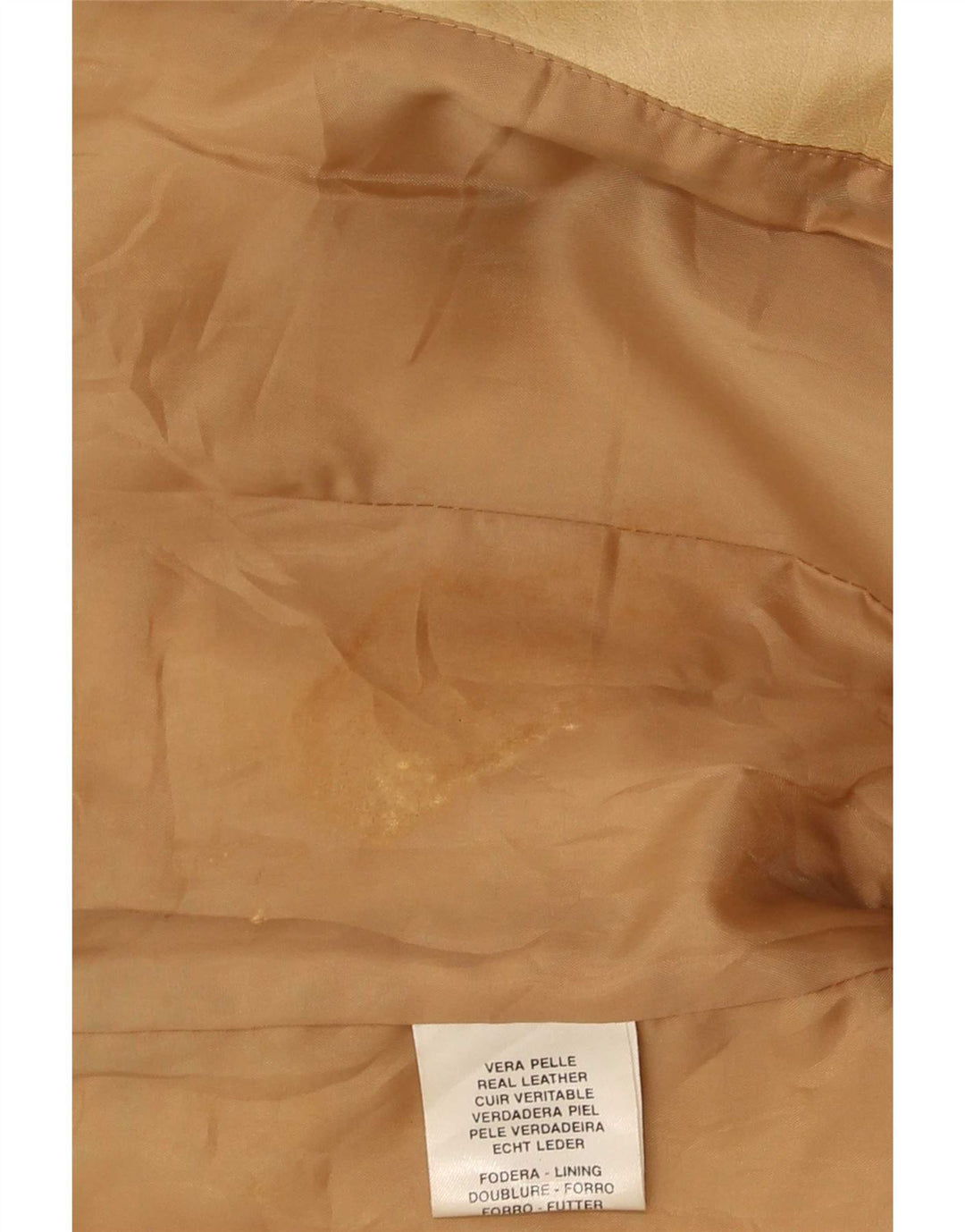 Chaqueta de cuero para mujer Conbipel IT 44 Beige medio